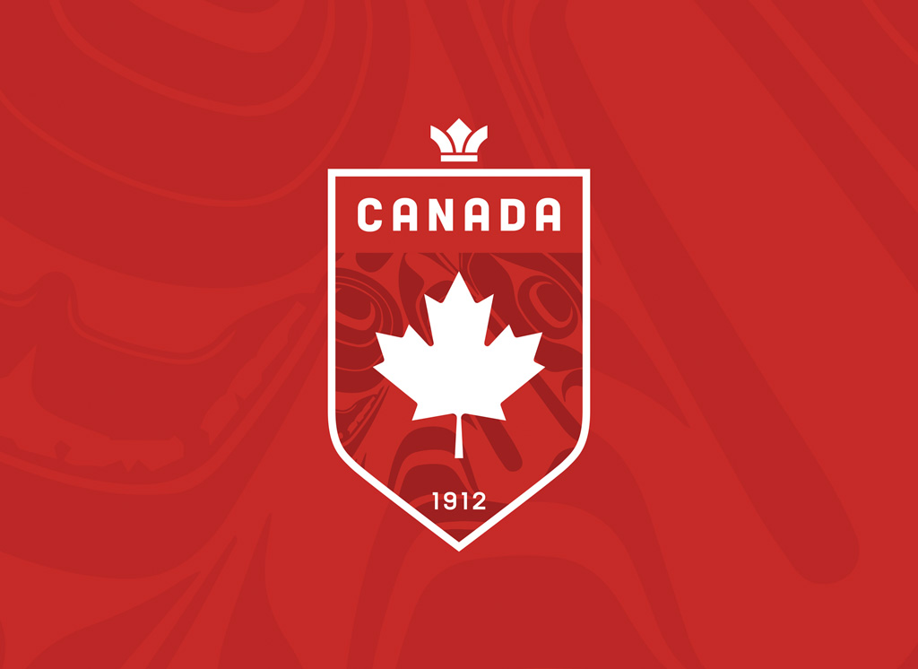 Canada Soccer Concept